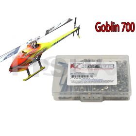 GOB001   Goblin 700 Heli Stainless Steel Screw Kit